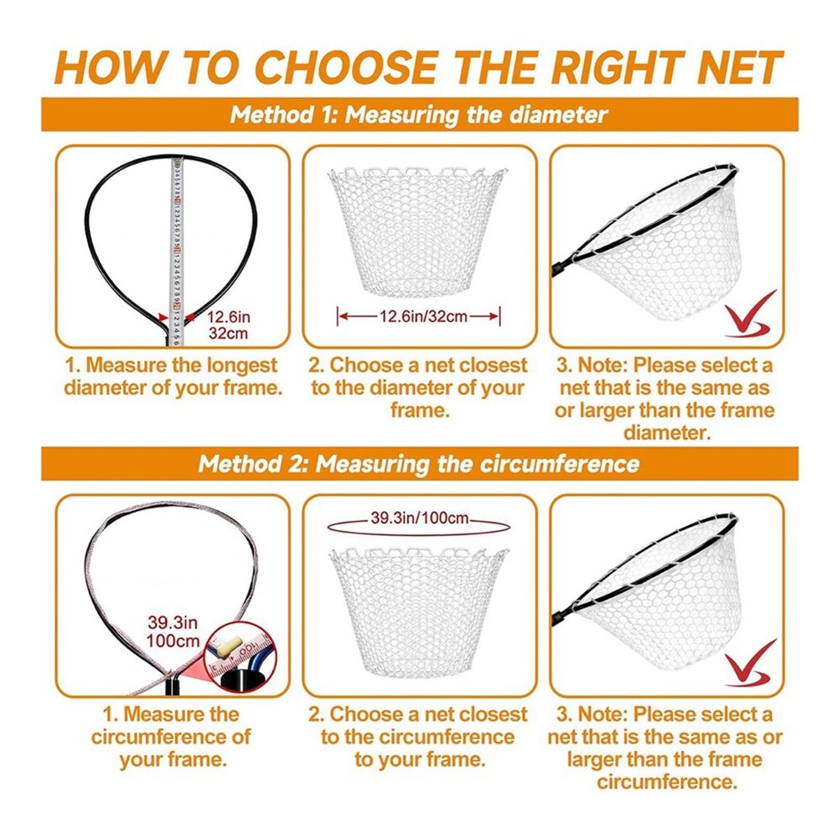 Fish Net Handle - Рыболовные сачки Salego, 2 шт., резиновые,