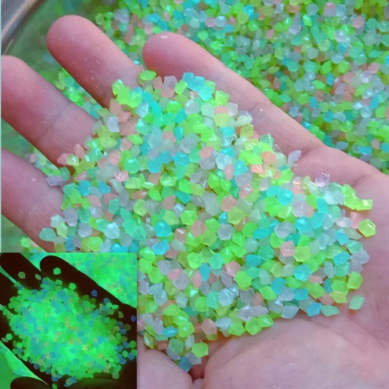 Aquarium Fish Saltwater - Светящийся песок, светящийся в темноте, 1000