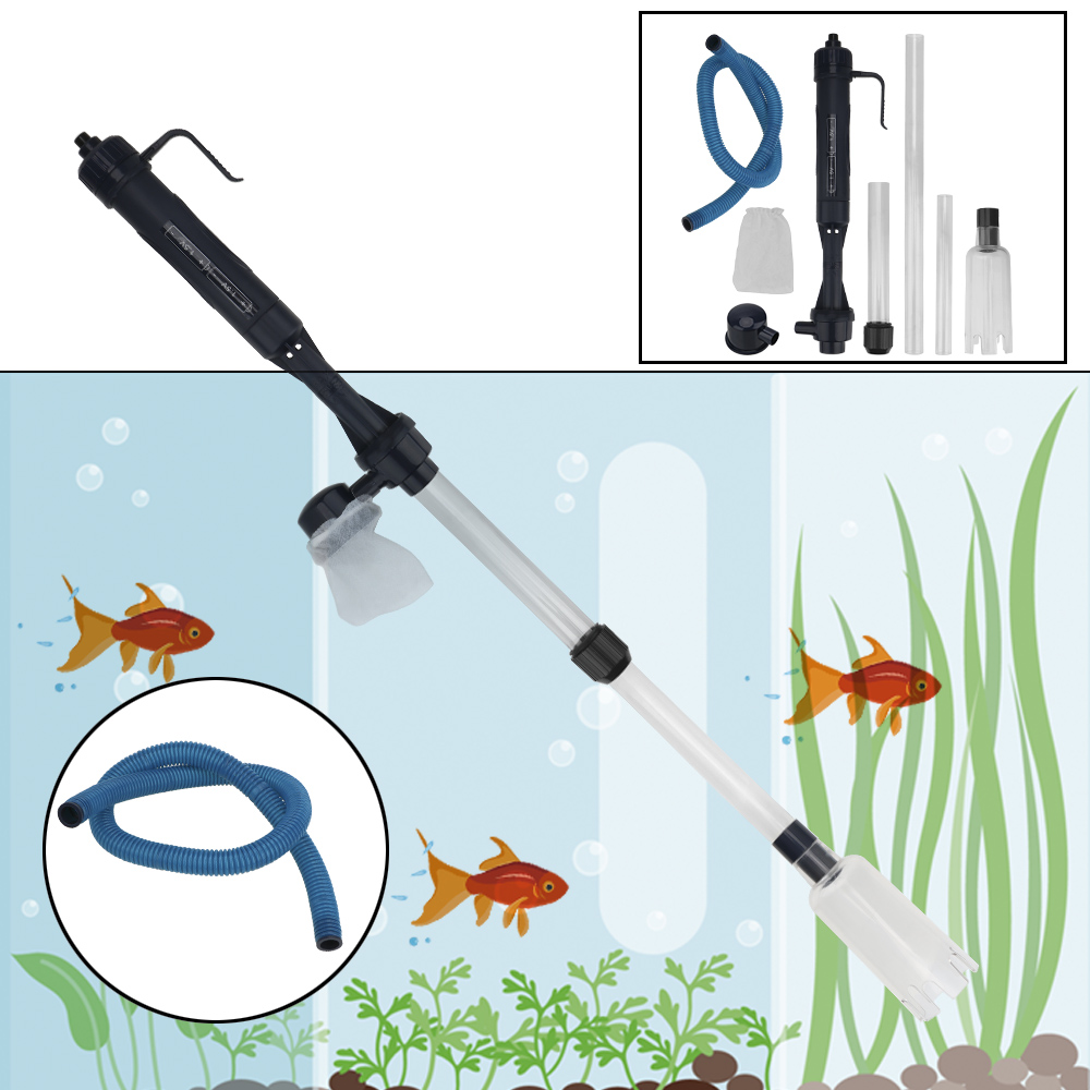 Aquarium Fish Waste Collector - Электрический насос для замены воды, инструмент