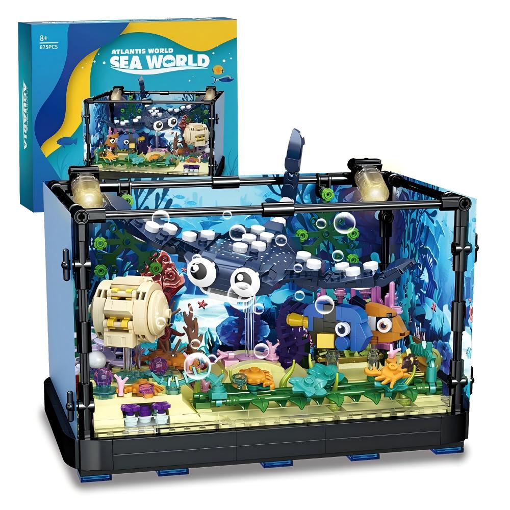 Aquarium Fish Lego - Набор для сборки аквариума - игрушка