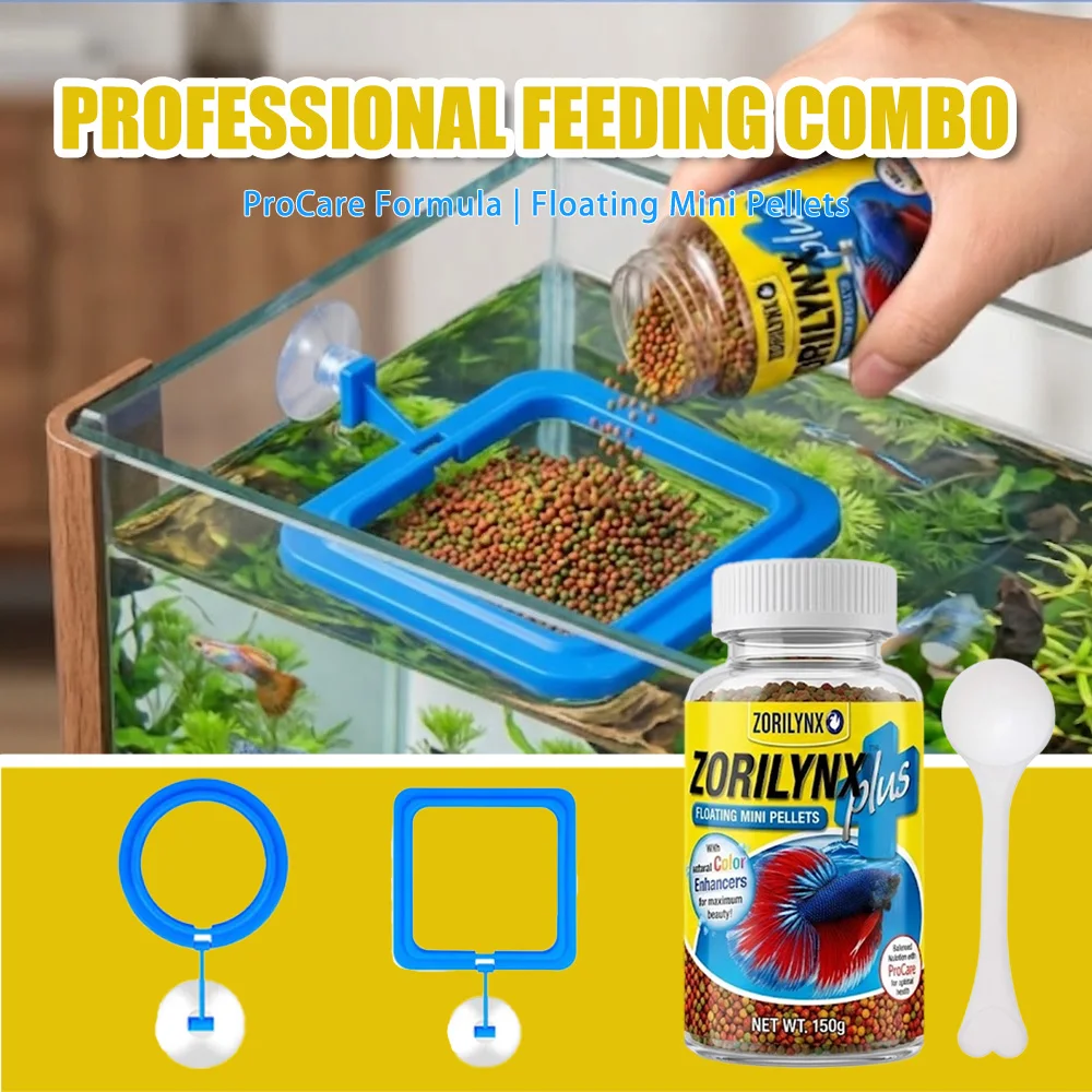 Aquarium Fish Medicine - Корм для рыбок Бетта, плавающие мини-гранулы
