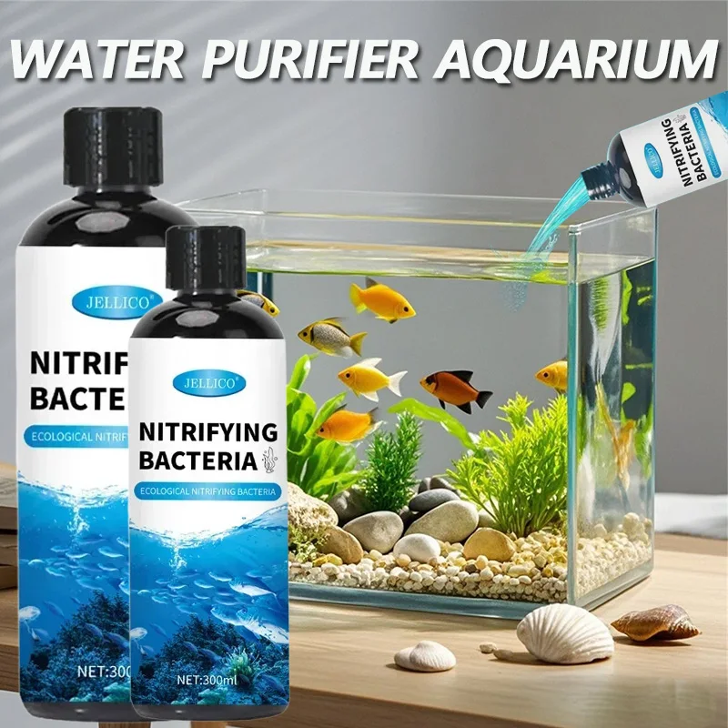 Aquarium Fish Medicine - 300 мл нитрифицирующие бактерии, жидкий аквариум,