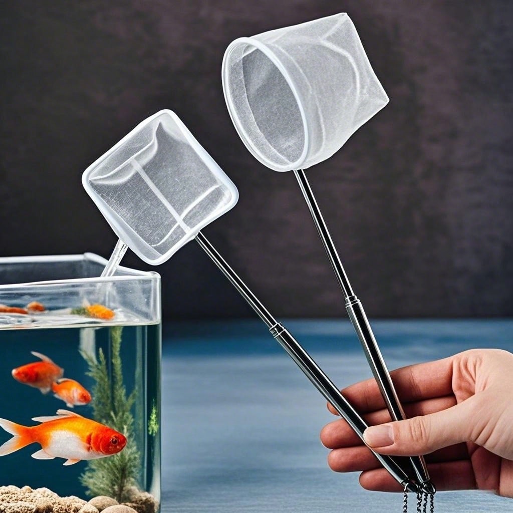 Fish Net Handle - Сачок для аквариумных рыб - выдвижная