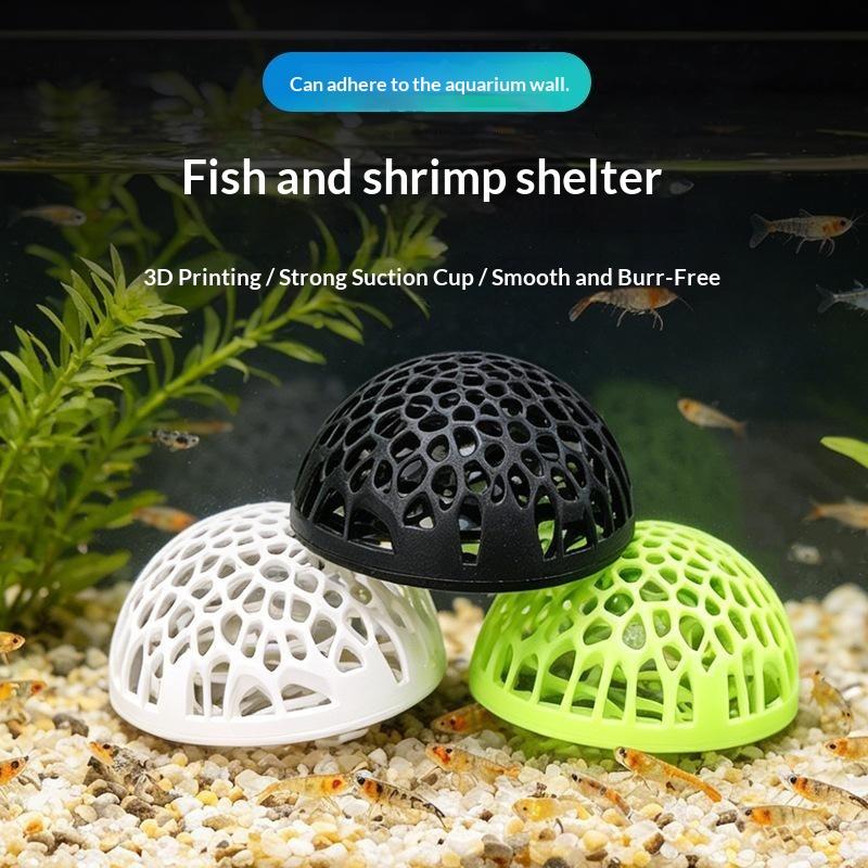 Aquarium Fish Hiding Spot - Домик-пещера для аквариумных креветок, миниатюрный пористый