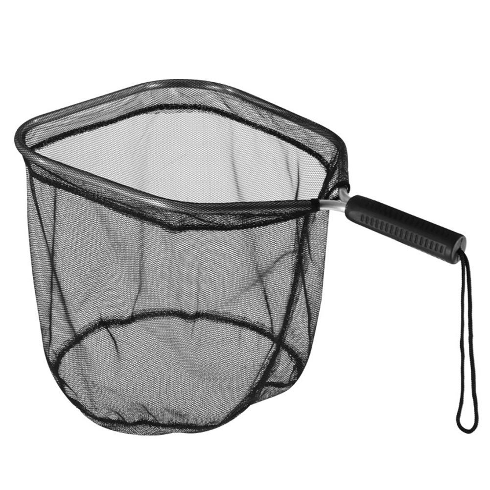 Fish Net Handle - Алюминиевый рыболовный подсачек 30/35 см, портативный,