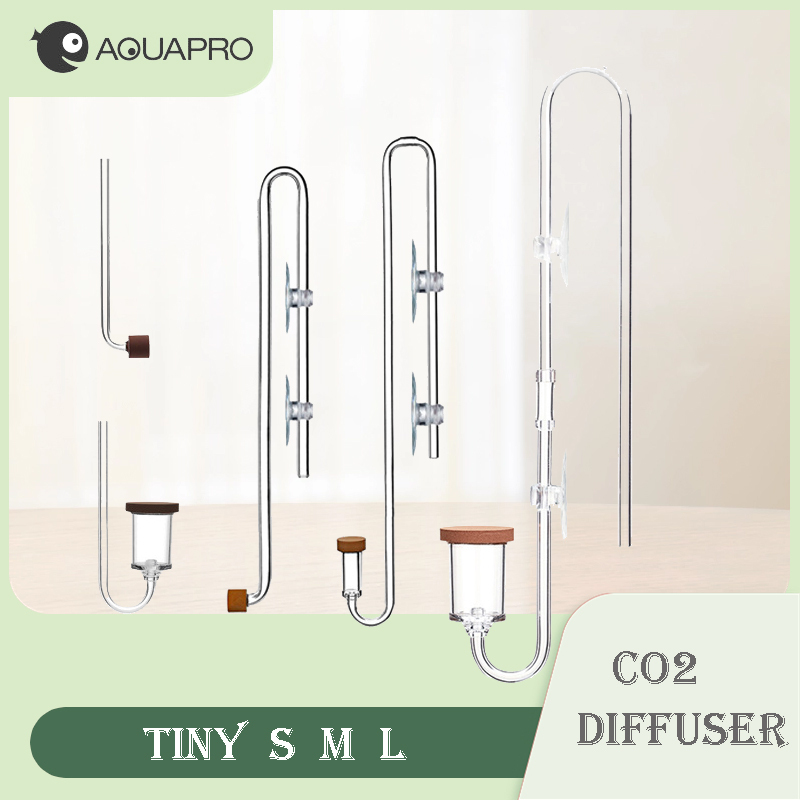 Aquarium Fish Marine - Аквариумный диффузор CO2, аквариум, пузырь, мини-счетчик,