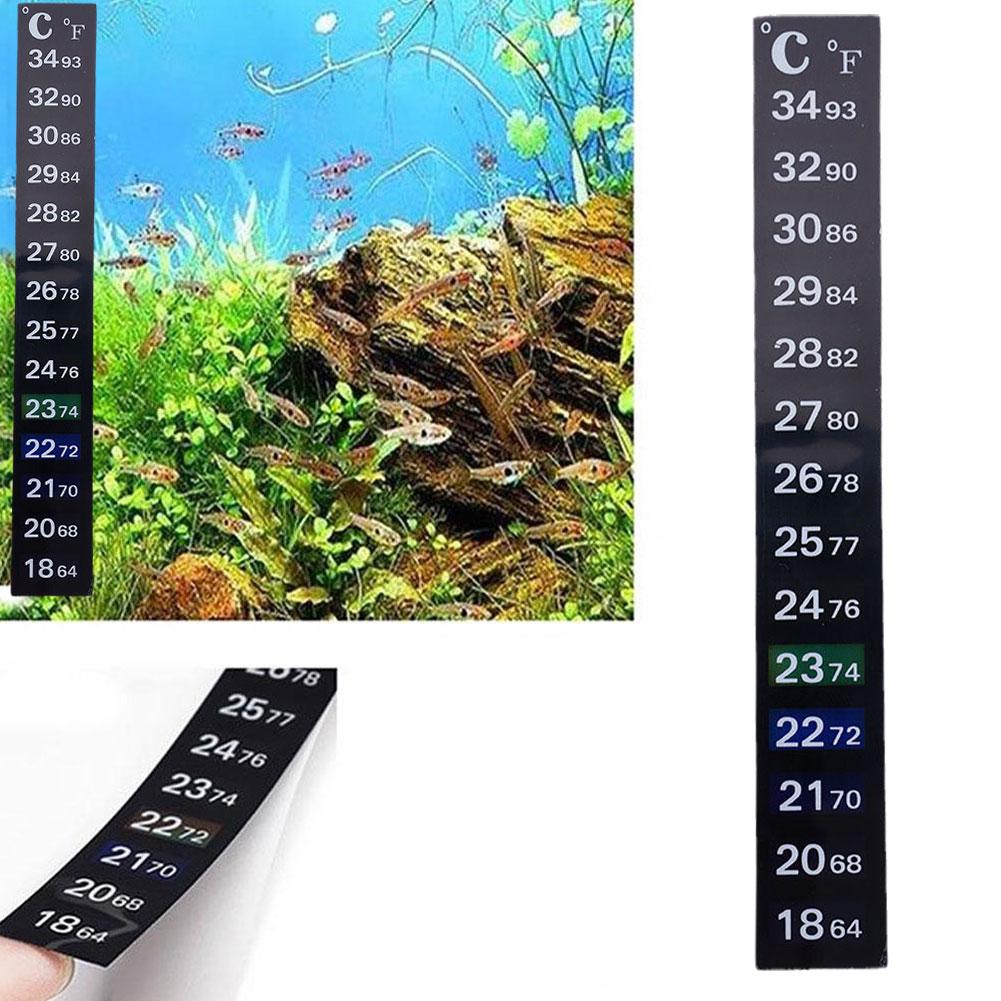 Aquarium Thermometer - Цифровой аквариумный домашний наклеиваемый термометр, полоска