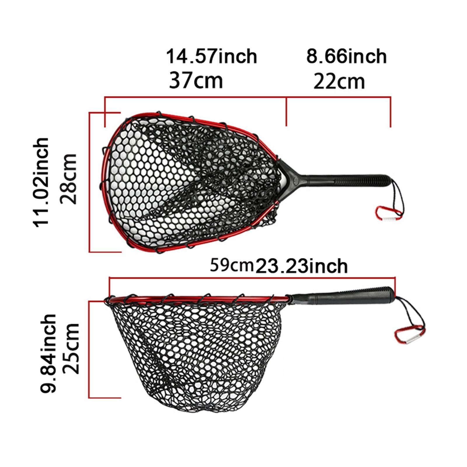 Рыболовная сеть с силиконовой  – обзор и цена Fish Net Handle