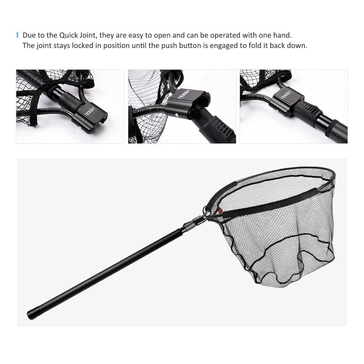 Сачок рыболовный телескопическ – обзор и цена Fish Net Handle