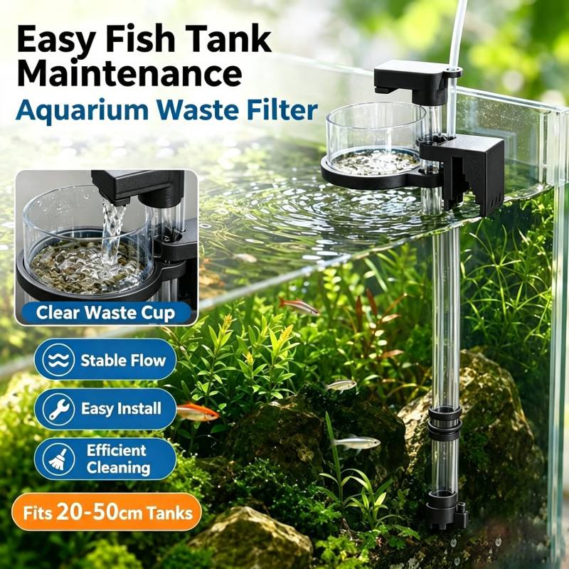 Съемный пневматический очистит – обзор и цена Aquarium Fish Waste Collector