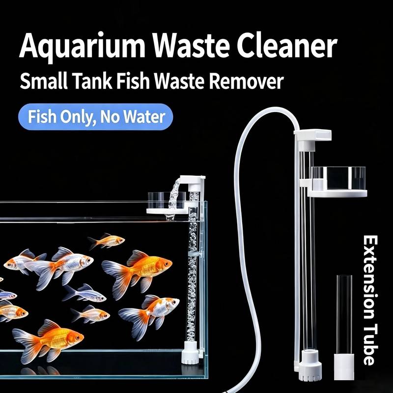 Съемный пневматический очистит – обзор и цена Aquarium Fish Waste Collector