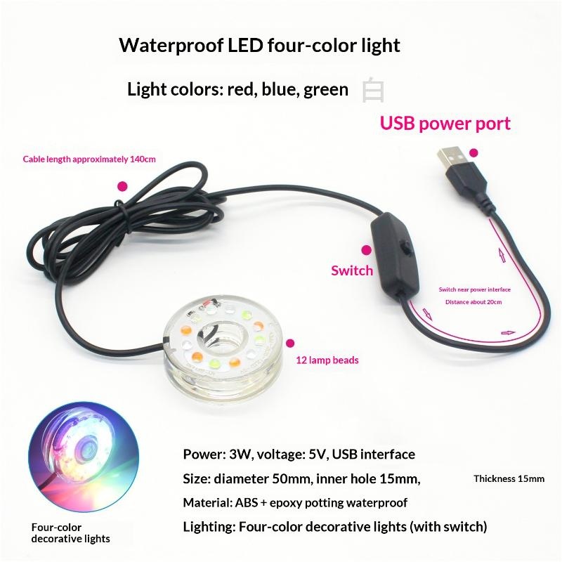 USB LED-светильник для аквариу – обзор и цена Aquarium Fish Lego