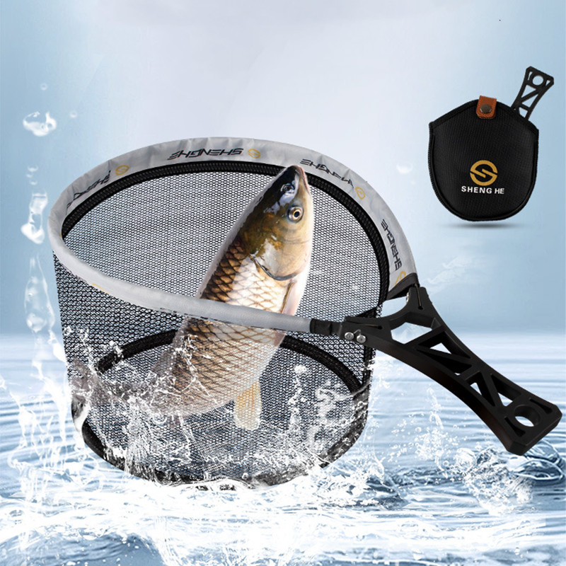 Портативная ручная сеть из АБС – обзор и цена Fish Net Handle