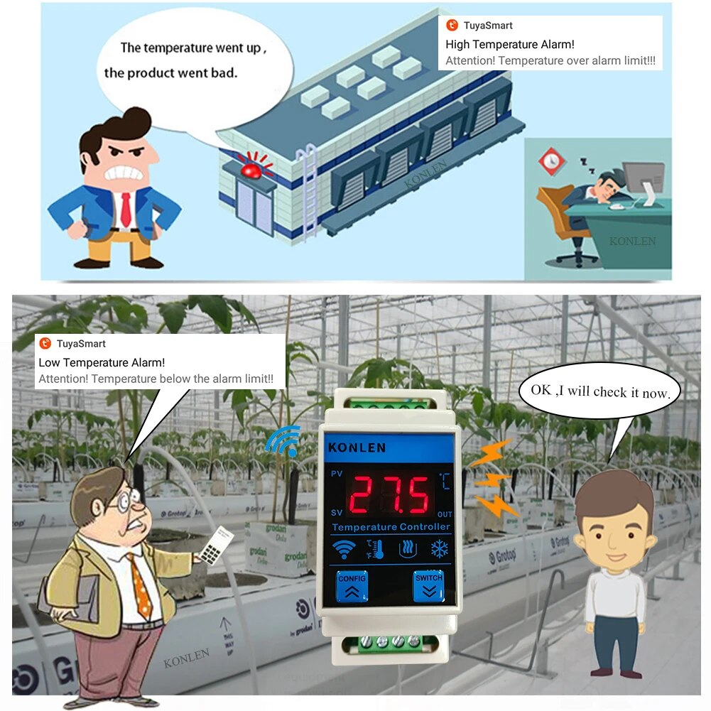 Термостат для холодильника Tuy – обзор и цена Aquarium Thermometer