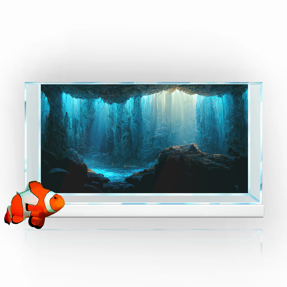 Наклейка на фон для аквариума, – обзор и цена Aquarium Fish Wallpaper Hd