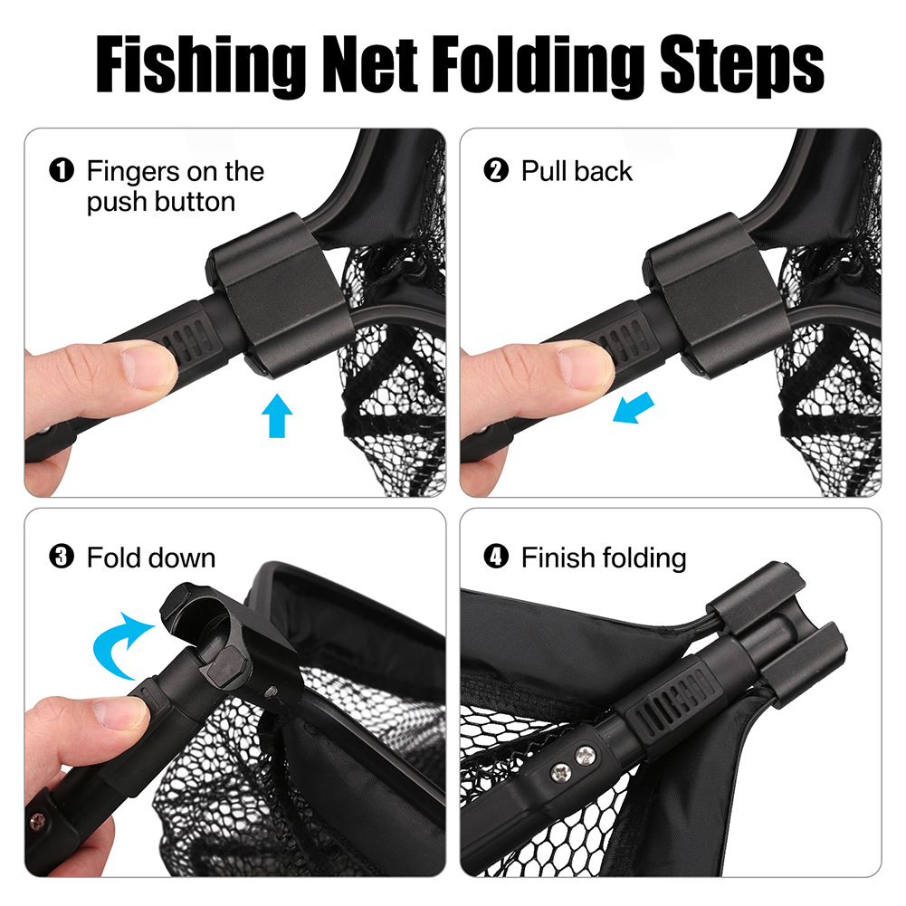 Плавающий рыболовный подсачек  – обзор и цена Fish Net Handle