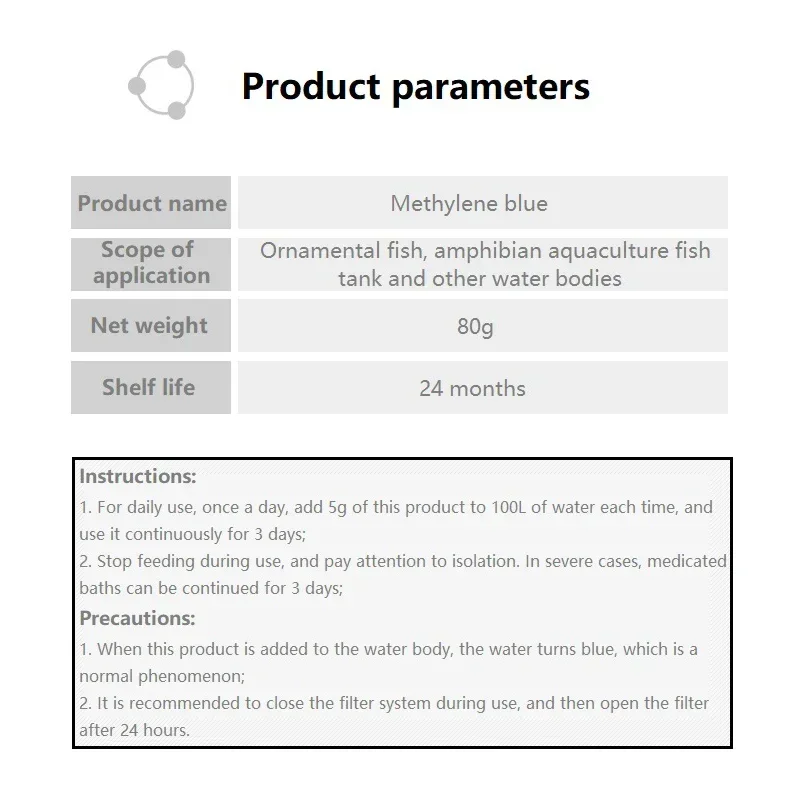 Метолиновая синяя декоративная – обзор и цена Aquarium Fish Medicine