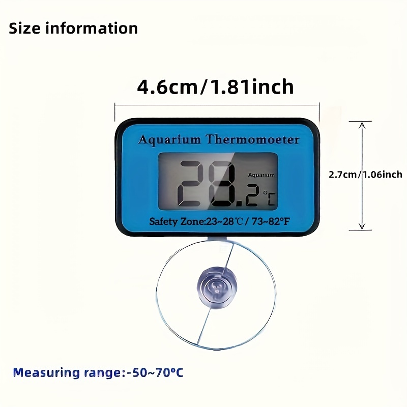 Цифровой ЖК-термометр для аква – обзор и цена Aquarium Thermometer