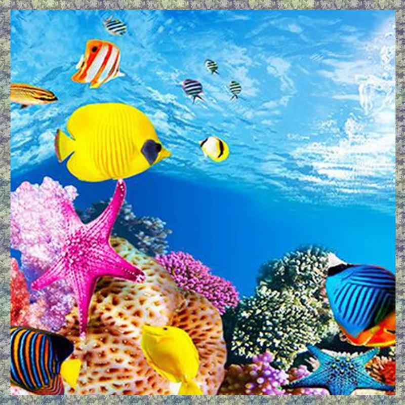 WON фон для аквариума, бумага  – обзор и цена Aquarium Fish Wallpaper Hd